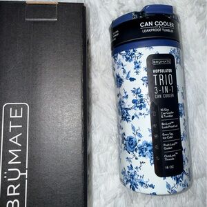 BrüMate trio Sorrento  Can Cooler - Blue & White